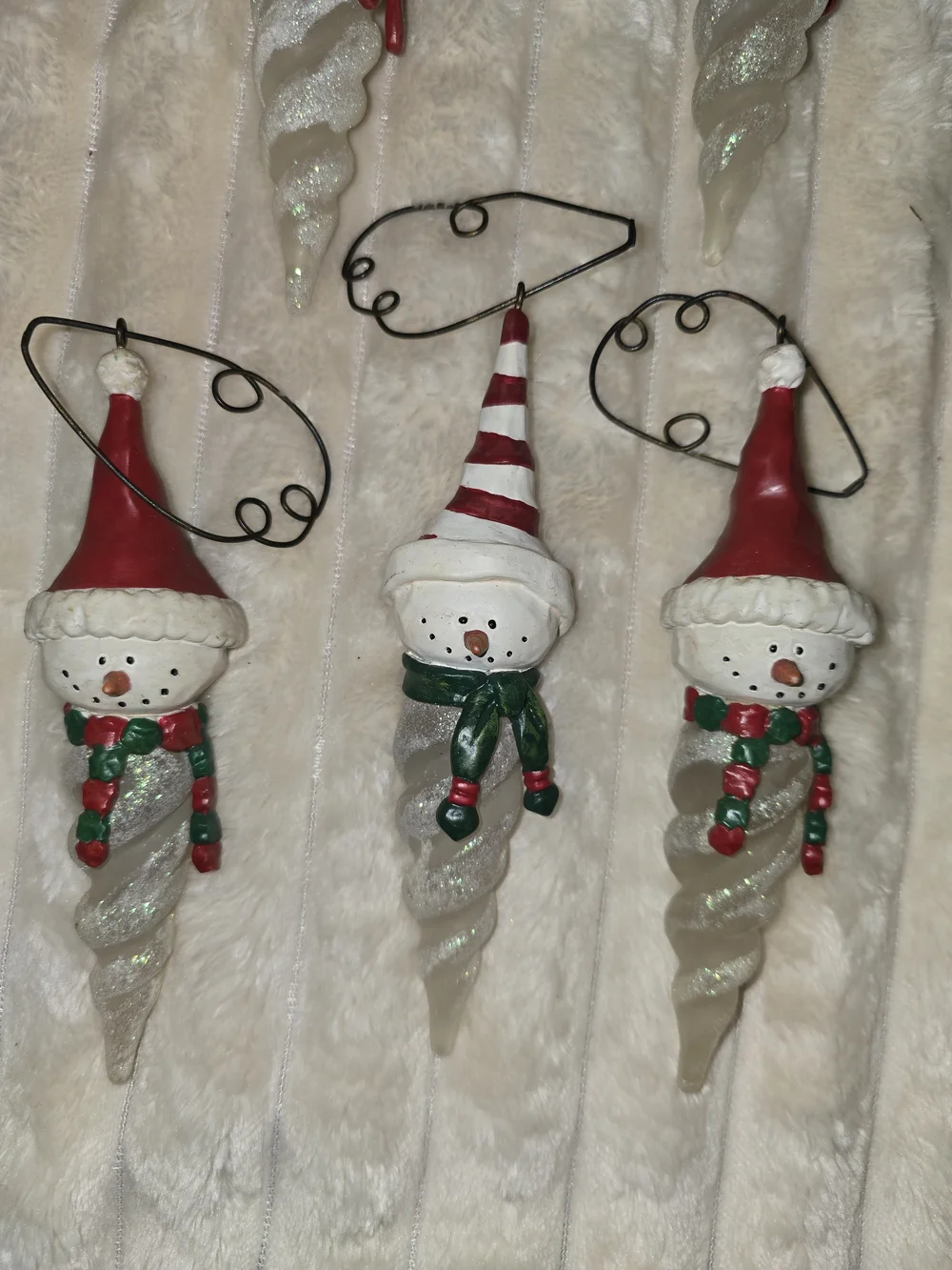 10 Russ Icicle Christmas Ornaments